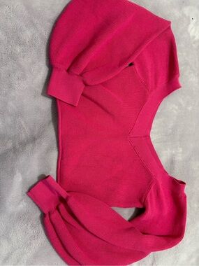 Zara Hot Pink Knit Top
